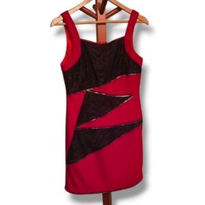 Alice + Olivia Red Wool Dress